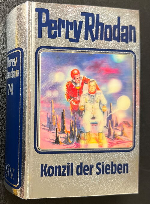 Perry Rhodan Silberbuch mit Hologramm-Cover 74 Konzil der Sieben