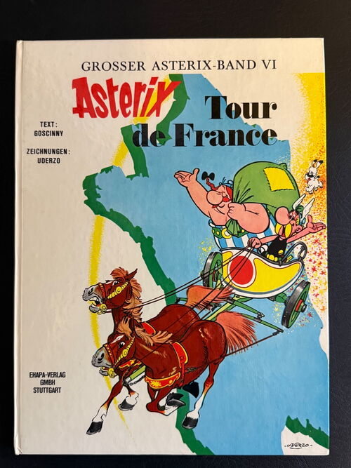 Asterix - Hardcover - Erstauflage (Ehapa Verlag ab 1968) Ausgabe: 6 Tour de France