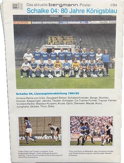 Fußball Club Schalke 04: 80 Jahre Königsblau - Das aktuelle Bergmann-Poster 