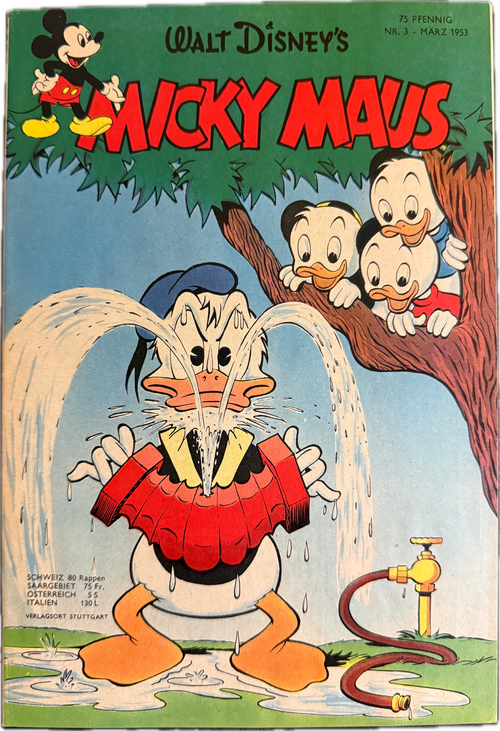 Micky Maus Jahrgang 1953 Nummer  3 (Ehapa Verlag ab 1951)