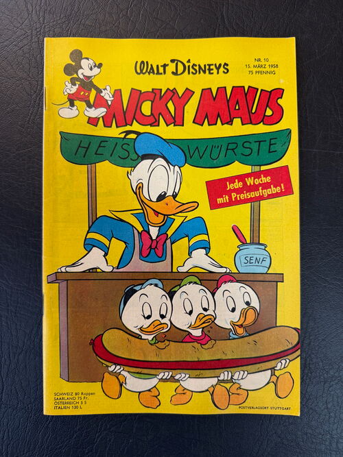 Micky Maus Jahrgang 1958 Nummer 10 (Ehapa Verlag ab 1951)