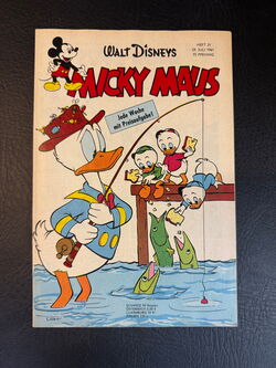 Micky Maus Jahrgang 1961 (Ehapa Verlag ab 1951) Nummer 31