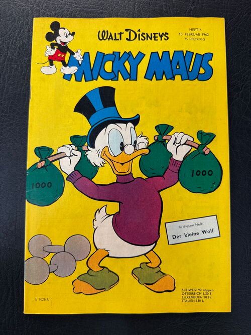 Micky Maus Jahrgang 1962 Nummer 06 (Ehapa Verlag ab 1951)