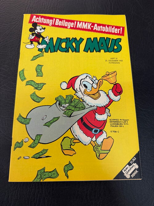 Micky Maus Jahrgang 1963 Nummer 51 (Ehapa Verlag ab 1951)