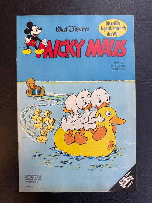 Micky Maus Jahrgang 1964 (Ehapa Verlag ab 1951) Nummer 26