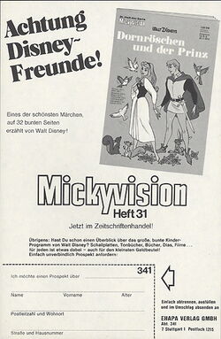 Micky Maus Jahrgang 1972 Sonnenblende aus Heft 04  (Ehapa Verlag ab 1951)