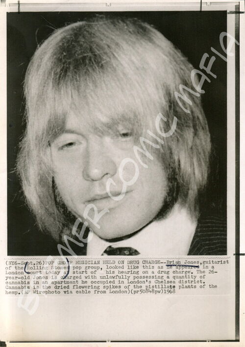 Rolling Stones  - Abzug eines alten Pressefotos aus dem Jahr 1990 (Motiv 258)