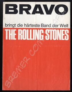 Rolling Stones  - Original Bravo Konzertheft zum Auftritt am 15.09.1965 in der Waldbühne Berlin (Motiv 309)