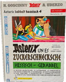 Asterix Mundart HC Nr 45 Babbelt Hessisch: Asterix und Kleopatra.