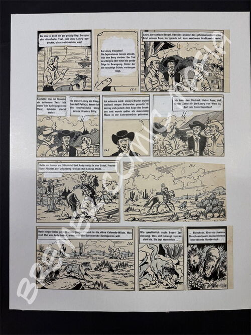 Bessy Originalseite aus dem Jahr 1957