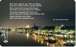 Bremen Brettchen 02 - Lobhudeleibrettchen