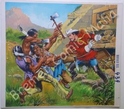 Buffalo Bill Originaltitelbildzeichnung zu Heft 439