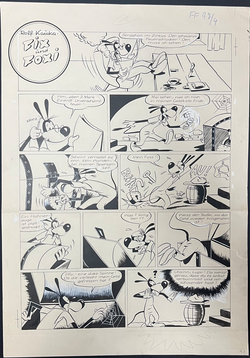 Fix und Foxi Heft 97 Originalzeichnung