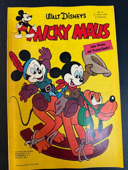 Micky Maus Jahrgang 1958 Nummer 14 (Ehapa Verlag ab 1951)