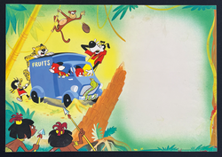 Fix und Foxi Originalfarbzeichnung aus Heft 218