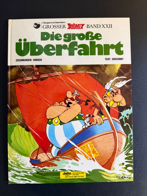 Asterix - Hardcover - Erstauflage (Ehapa Verlag ab 1968) Ausgabe: 22 Große Überfahrt