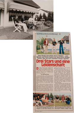 Heino, Julio Iglesias und Fußballer Horst-Dieter Höttges