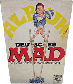 MAD Sammelband 4 mit drei Heften (Stelzen-Cover) Absolute Rarität!  
