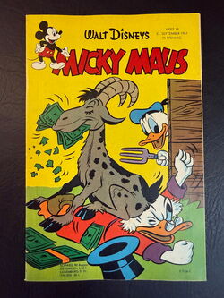 Micky Maus Jahrgang 1961 (Ehapa Verlag ab 1951) Nummer 39