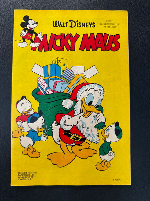 Micky Maus Jahrgang 1962 Nummer 51 (Ehapa Verlag ab 1951)