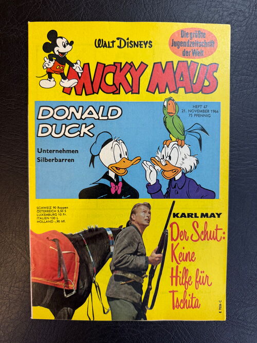 Micky Maus Jahrgang 1964 (Ehapa Verlag ab 1951) Nummer 47