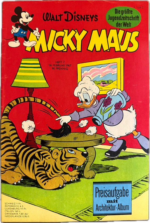Micky Maus Jahrgang 1967 (Ehapa Verlag ab 1951) Nummer  7