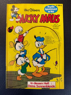Micky Maus Jahrgang 1968 (Ehapa Verlag ab 1951) Nummer 31 mit Klappseiten