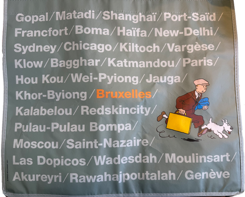 Tim und Struppi Tragetasche - Bruxelles
