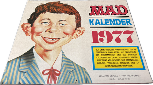 MAD Kalender aus dem Jahr 1977
