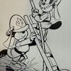 Felix Zeichner Heinz Fechner (1920-2004) - Comicoriginalentwurfszeichnung des Felix Titelbildes von Heft 710 (Bastei Verlag)