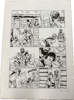 Lasso Originalzeichnung aus Heft 321 (Bastei Verlag) Seite 19 der Story