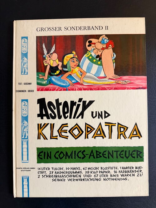 Asterix - Hardcover - Erstauflage (Ehapa Verlag ab 1968) Ausgabe: 2 Asterix und Kleopatra