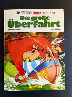 Asterix - Hardcover - Erstauflage (Ehapa Verlag ab 1968) Ausgabe: 22 Große Überfahrt