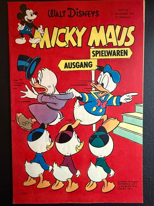 Micky Maus Jahrgang 1961 (Ehapa Verlag ab 1951) Nummer 50