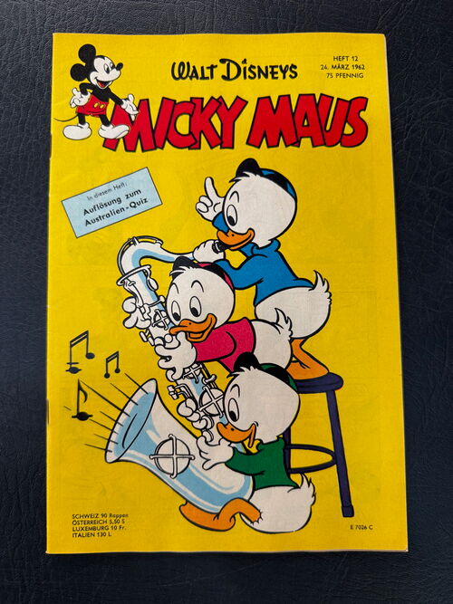 Micky Maus Jahrgang 1962 Nummer 12 (Ehapa Verlag ab 1951)