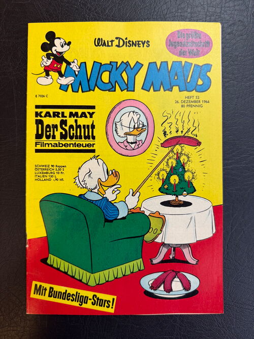 Micky Maus Jahrgang 1964 (Ehapa Verlag ab 1951) Nummer 52