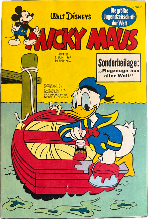 Micky Maus Jahrgang 1967 (Ehapa Verlag ab 1951) Nummer 22
