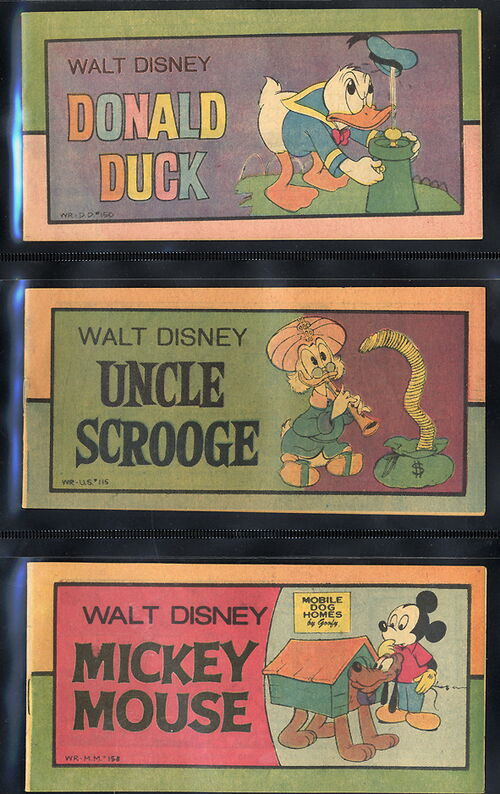 Original amerikanische Disney Piccolos der 60er und 70er Jahre