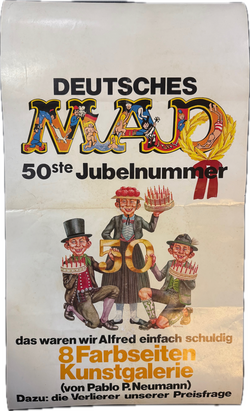 MAD Ankündigungsplakat zu Heft 50