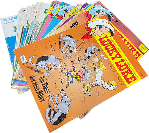 Asterix und Lucky Luke 30 Alben im Paket