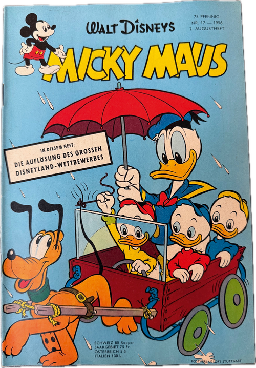 Micky Maus Jahrgang 1956 Nummer 17 (Ehapa Verlag ab 1951)