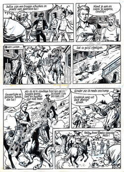 Bessy Heft 78- Der große Treck- Originalzeichnung