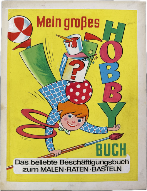 Mein großes Hobby Buch - Kind mit Spiegeräten