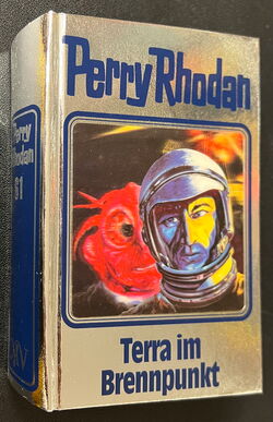 Perry Rhodan Silberbuch mit Hologramm-Cover 61 Terra im Brennpunkt