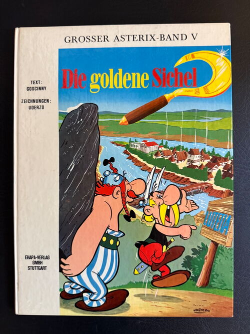 Asterix - Hardcover - Erstauflage (Ehapa Verlag ab 1968) Ausgabe: 5 Goldene Sichel