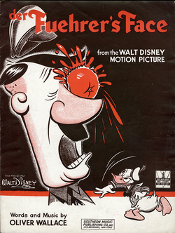 Walt Disneys Donald Duck Der Fuehrer’s Face Notenheft zum Antikriegsfilm