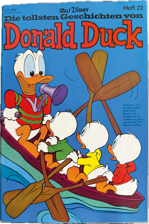 Tollsten Geschichten von Donald Duck (Ehapa ab 1965) Nummer 22