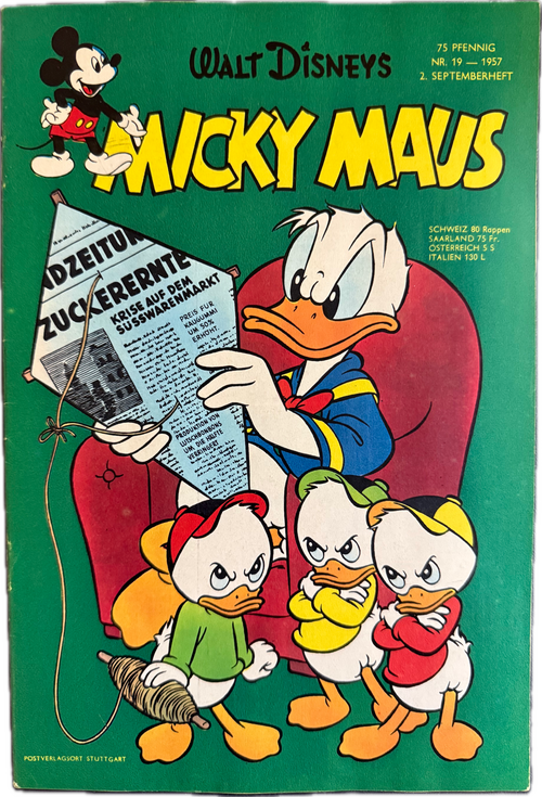 Micky Maus Jahrgang 1957 (Ehapa Verlag ab 1951) Nummer 19