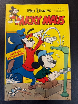 Micky Maus Jahrgang 1958 Nummer  7 (Ehapa Verlag ab 1951)