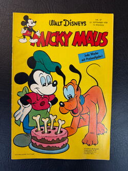Micky Maus Jahrgang 1958 Nummer 37 (Ehapa Verlag ab 1951)
